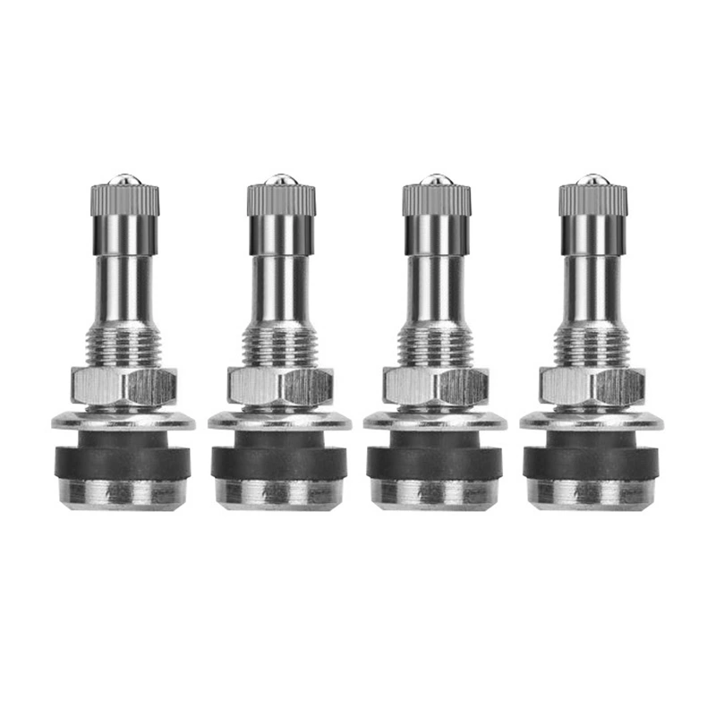 TR416 Chrome Metal Tubeless Clamp In Valve Stem