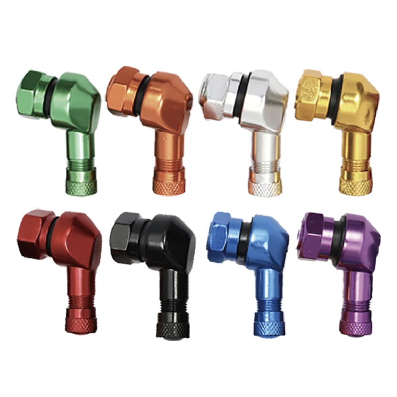 CNC Motorcycle 90 Degree Angle Wheel Tire Stem Tubeless Valve