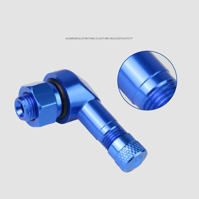 CNC Motorcycle 90 Degree Angle Wheel Tire Stem Tubeless Valve